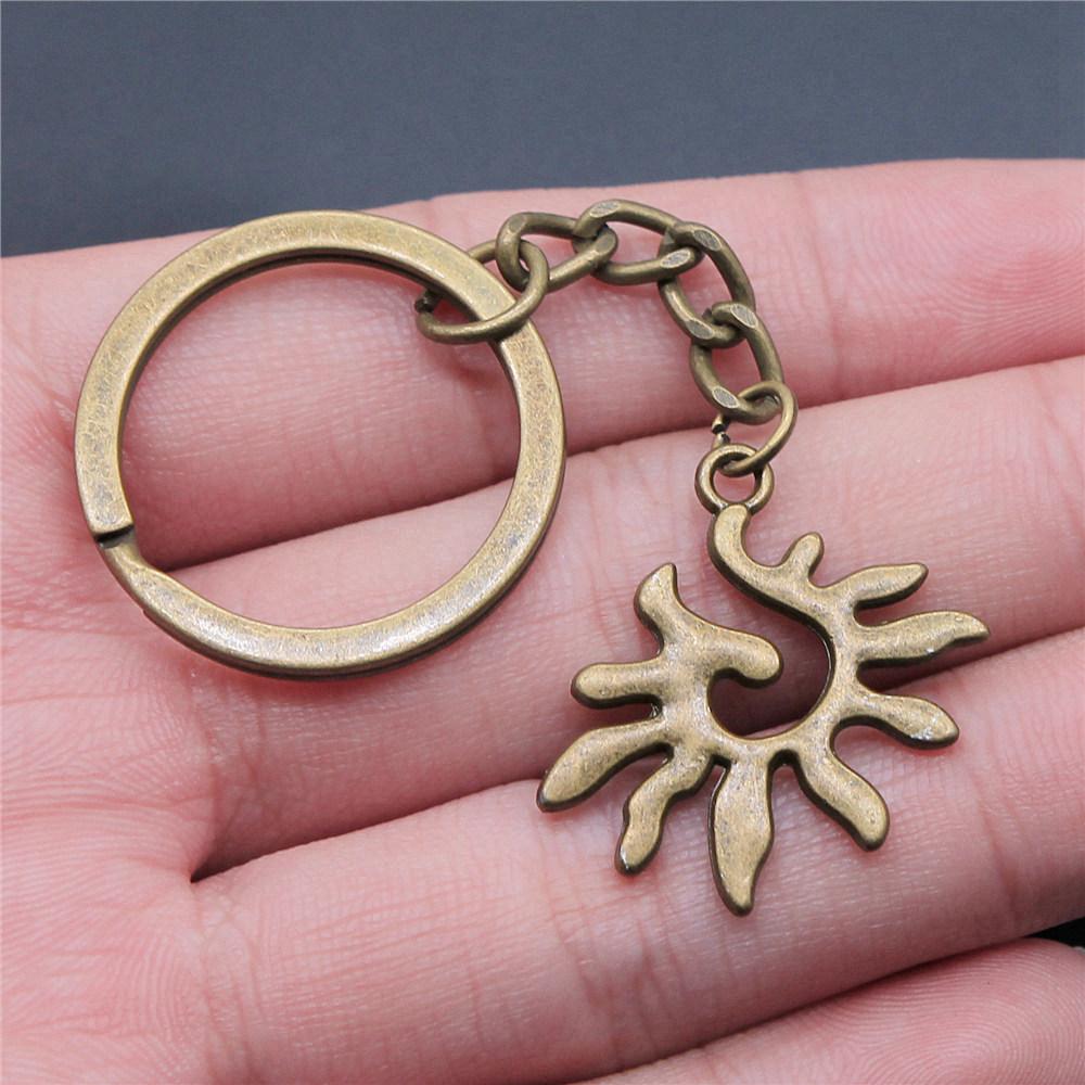 Sun Solar System Planet Keychain for Boys Fashion Vintage Gift for Kids Dainty Vacation Accessory