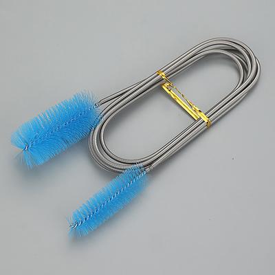 Spazzola per la pulizia dei tubi da 155 cm Tubo dell'aria Tubo flessibile a doppia estremità Accessori per acquari Detergente per serbatoi Filtro per l'acqua in nylon
