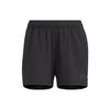Casual Shorts Women's Black Moderate HF2470