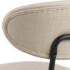 Denise Beige UPHOLSTERED CHAIR Scandinavian Style