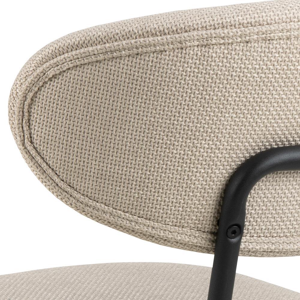 Denise Beige UPHOLSTERED CHAIR Scandinavian Style