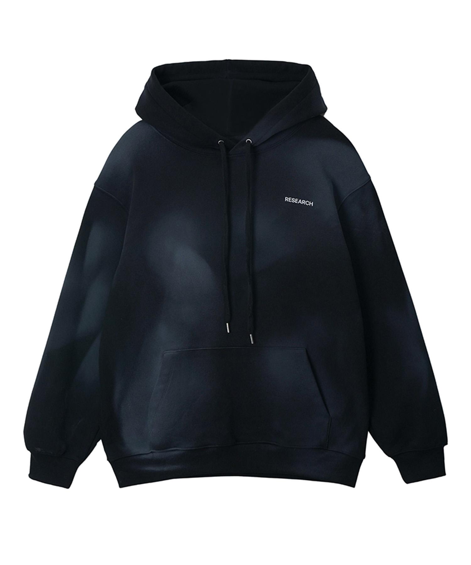Fdr White Air Brushed Blue Print Hood_Black S