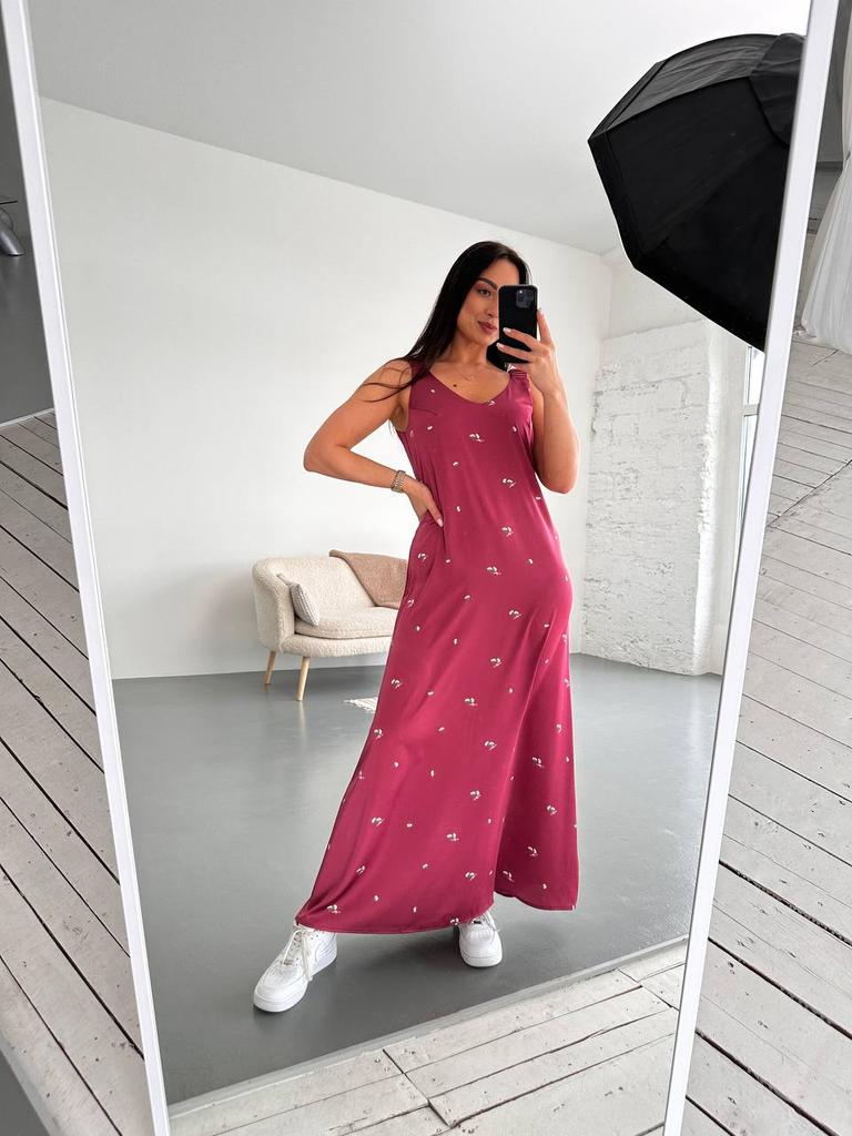 Dress PEONY Pula 7XL Burgundy (0902244-60-62:346)