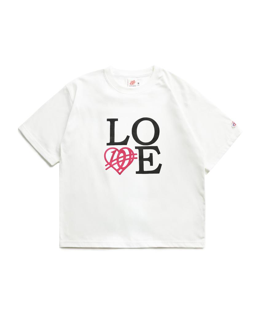 Wieoldeuwoldeu Big Love Half T-Shirt White