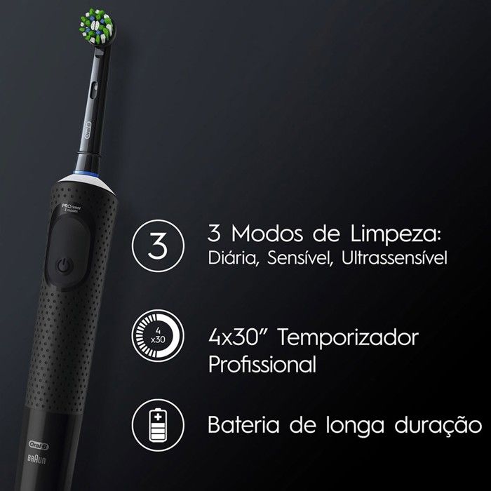 Elektrický zubní kartáček Oral B Vitality Pro Black