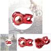 31.8*50mm Aluminium Alloy Short Bike Bar Handlebar Stem Riser   Parts(red)