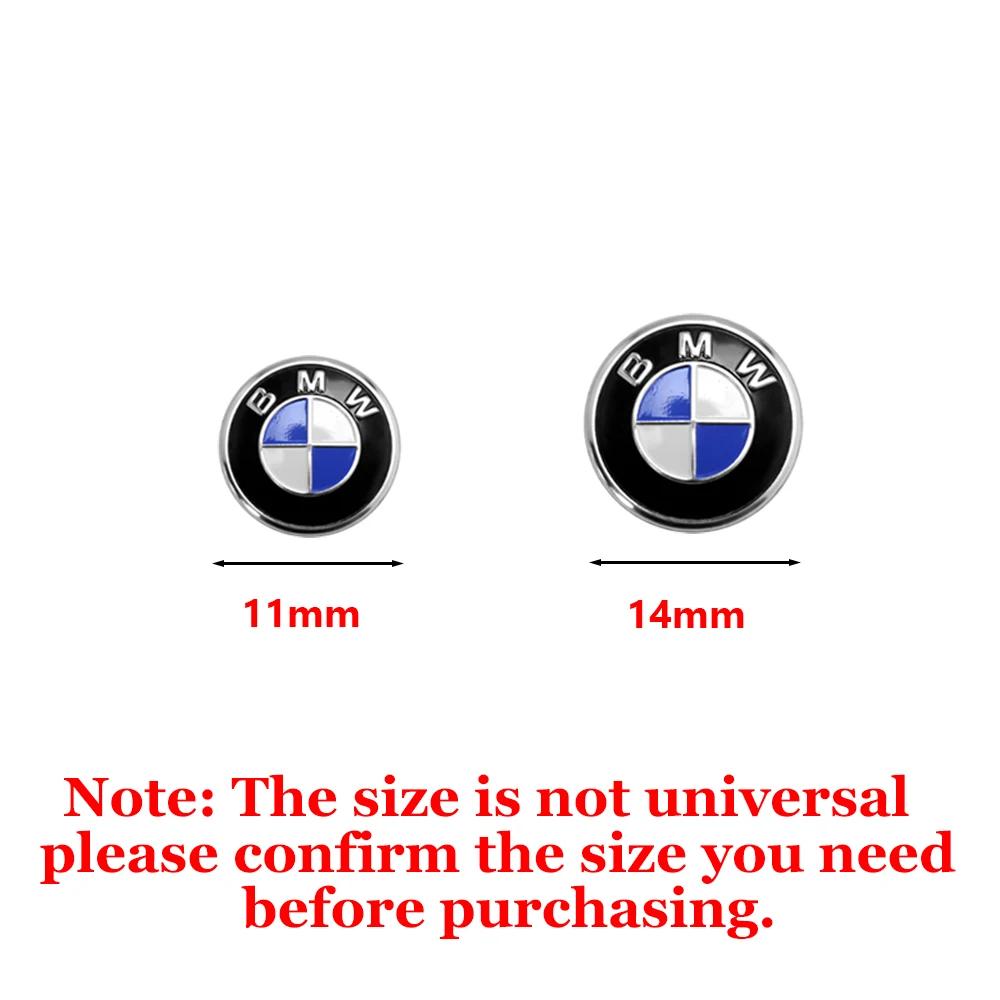 14mm Samolepky s emblémem klíče od auta Logo klíče pro ovládání auta Příslušenství Pro BMW E34 E46 E39 E38 E90 E60 E36 F30 F30 F10 E92 E38 E91 M3 M5