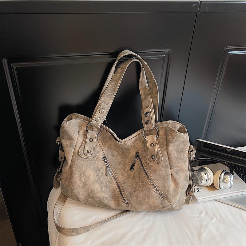 Neue Damen Mattierte Tragetasche & Umhängetasche mit großem Fassungsvermögen