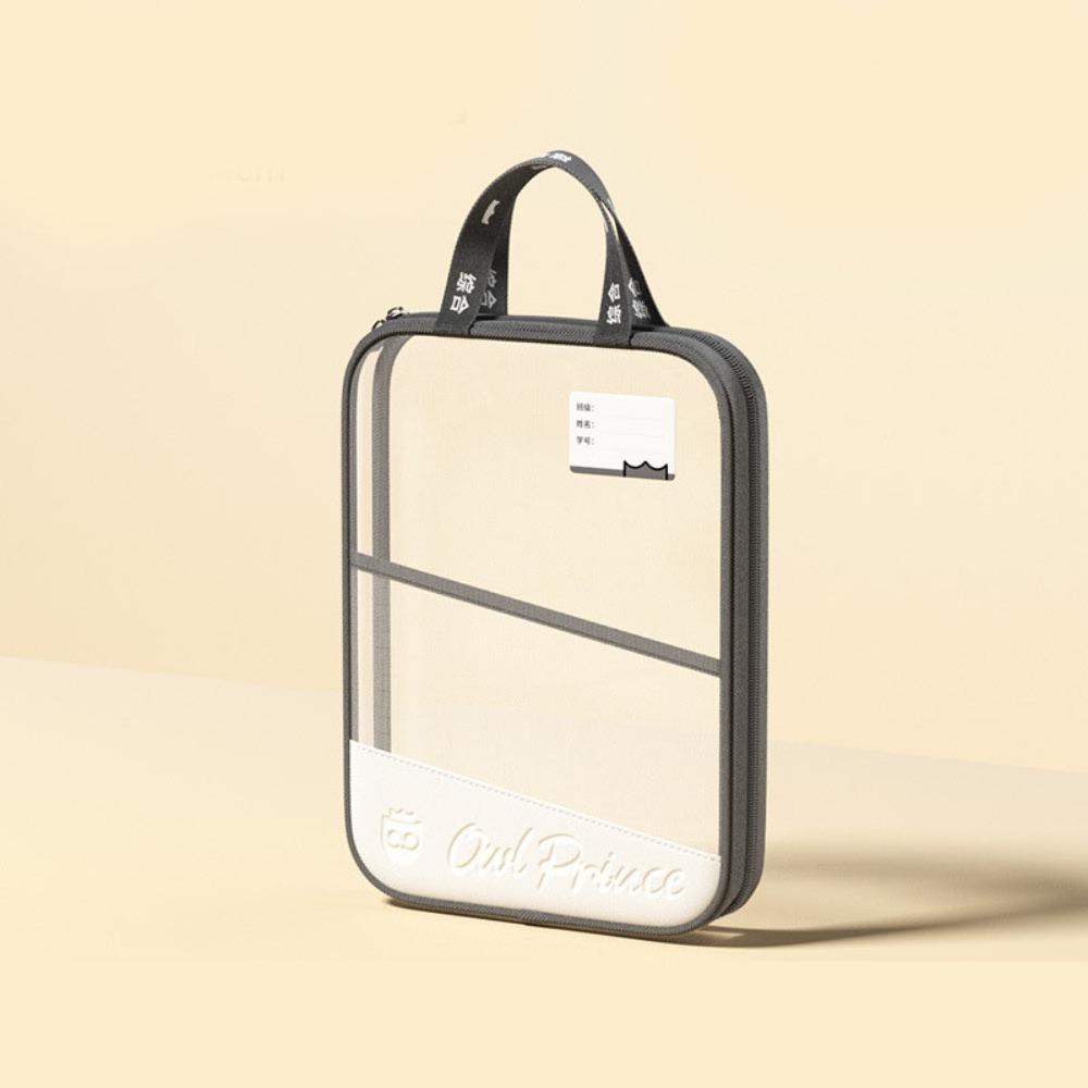 

A4 Transparent File Bag L-shaped File Pocket Subject Classification Bag School Office Supplies Comprehensive