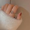 Korean Style Christmas Reindeer Ring for Women – Influencer-Inspired Open Adjustable Design