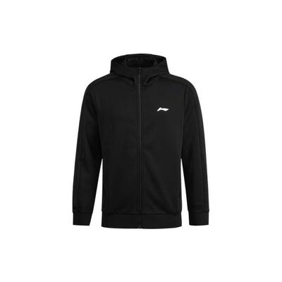 Lining Sports Lifestyle Series Woven Breathable Hooded Jacket Men Jacket Black AWDR651-1