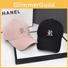 R Embroidery Letters Cap Men Women Shades Breathable Leisure Outdoor Sports
