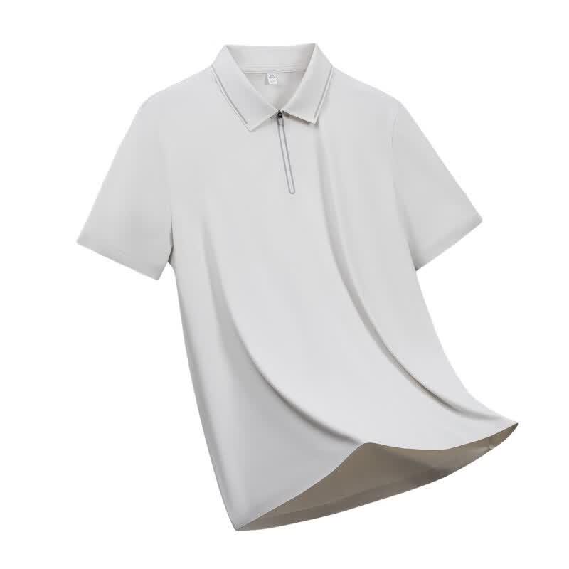YUZHAOLIN Men's Summer Quick-Dry Loose Fit Polo Shirt