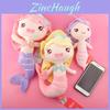 Soft And Cuddly Mermaid Princess Plush Toy With Long Hair For Girls