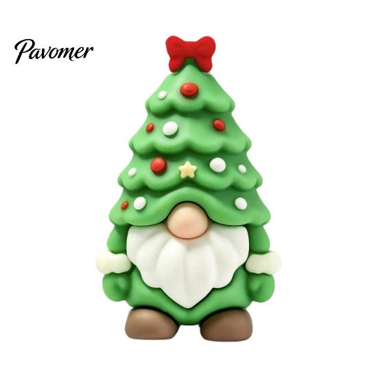 Mini Christmas Figurines 50Pcs Figurines, Santa Snowman Elf Gnome Ornaments, Gingerbread Man Deer Emotional Gift Bag Fillers for Holidays Support