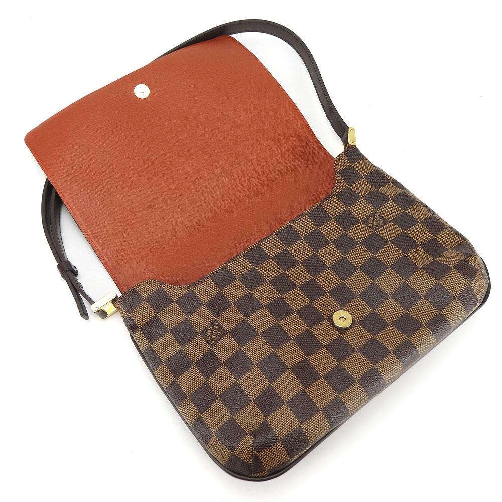 USED LOUIS VUITTON Muse Tango N51255 Damier canvas Gold Metal Short Shoulder