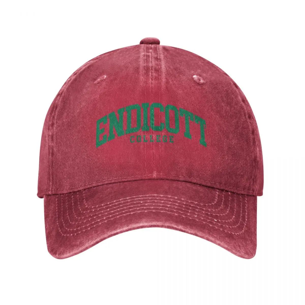 endicott  college font curved Baseball Cap Trucker Hat Golf Hat Custom Cap Icon Unisex Luxury Brand Womens