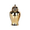 Ceramic Ginger Jar Canister Container Vase with Lid for Room Farmhouse Table 40x22cm