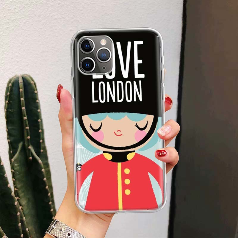 London United Kingdom England Flag For iPhone 17 Air 16 15 14 Plus 13 Mini 12 11 Pro Max Phone Case 16E 7 Print 8 SE Fundas Cove