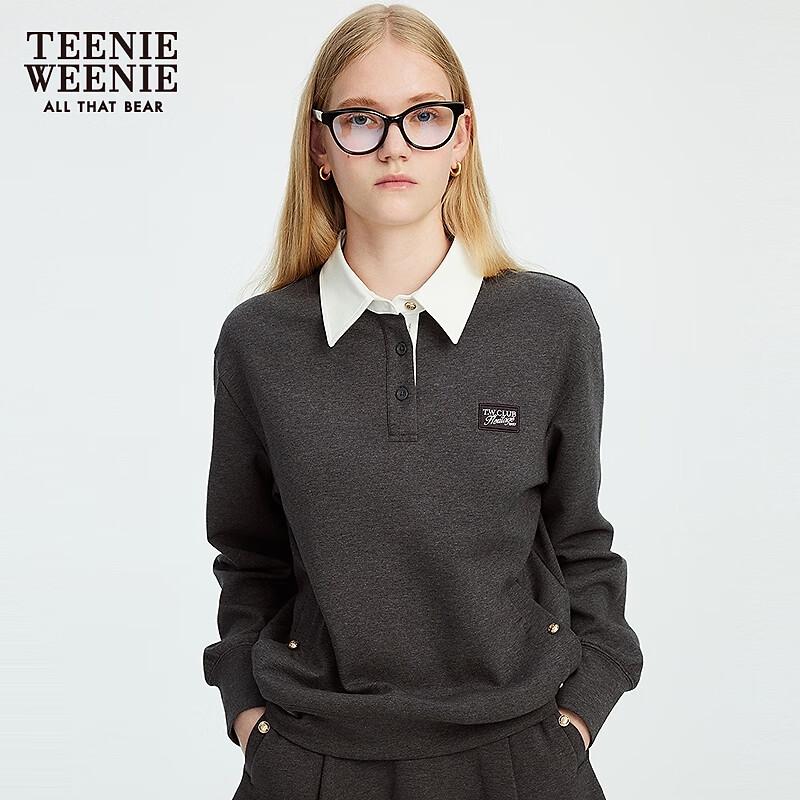 

Женский свитшот поло с логотипом медведя Teenie Weenie M