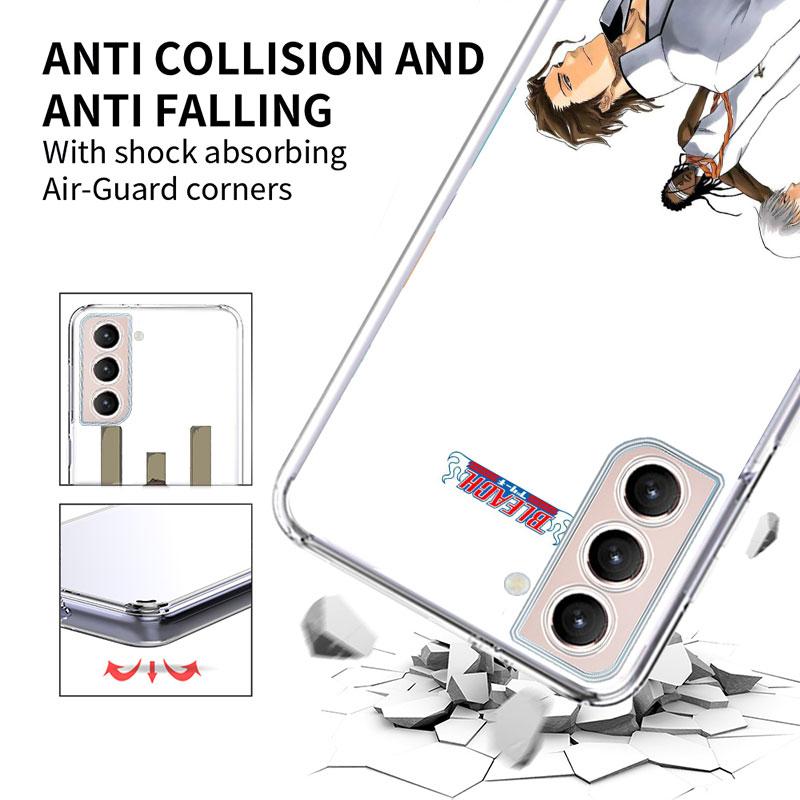 Bleach Aizen Sousuke Phone Case For Samsung A16 A26 A36 A56 A17 A15 A25 A35 A55 A14 A24 A34 A54 A04S A05S Galaxy Note 20 10 9 8