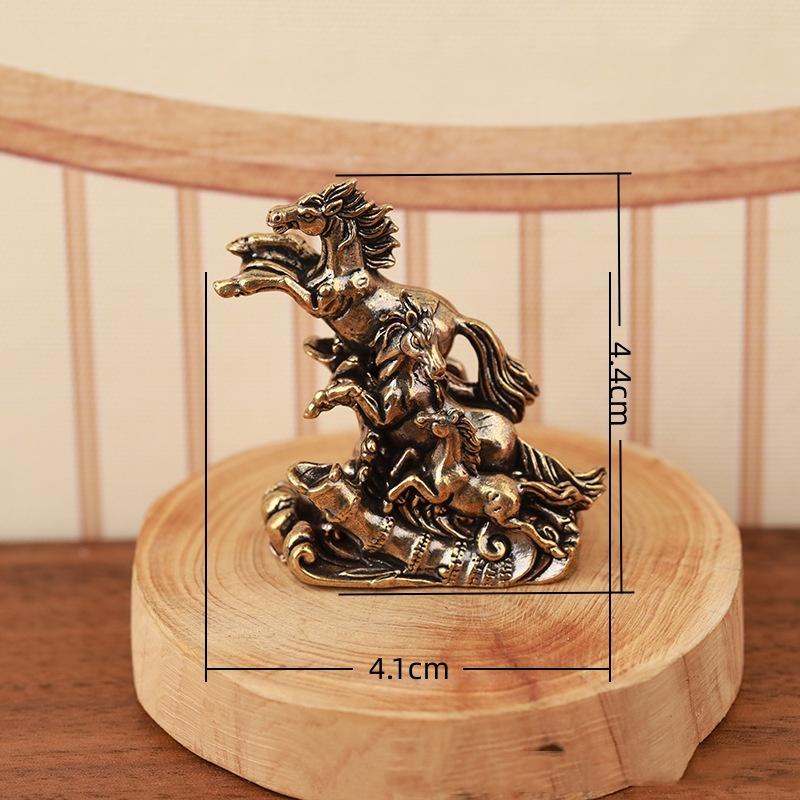 

Full Copper Horse Zodiac Wealth Attracting And Protecting Home Decorations Instant Fortune And Success Ornament Chinese New Year