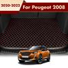 Car Trunk Mats Fit For Peugeot 2008    Rear Trunk Tray Liner Cargo Pads Accessories Products Protecion Dustproof