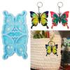Holographic Butterfly Resin Molds Silicone,Butterfly Ornament Resin Mold,Resin Butterfly Pendant Molds for Resin Casting