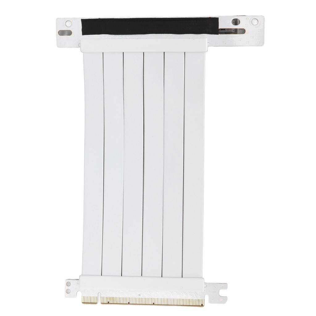 PCI E Extension Cable 15cm 128Gbps High Speed PCI E X16 3.0 Riser Card for Graphics Card Sound Card Network CardWhite