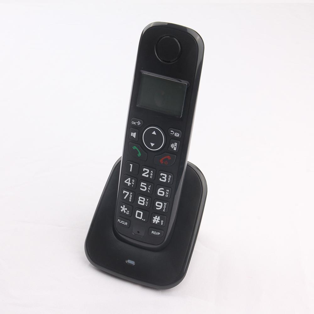 D1001 Cordless Landline Home Office Desk Phone with Caller Recognition Sound and Noise Reduction Function