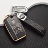 SANRILY Smart Key Case, Key Cover for Land Rover, Compatible with Range Rover Evoque, Range Rover Sport, Range Rover Discovery, Evoque, Jaguar, and Mo