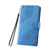 Wallet Case for Xiaomi Redmi Note 14 5G/Poco M7 Pro 5G Rose Flower PU Leather Phone Cover with 3 Card Slots