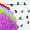 50 Grids Gummy Bear Mold Silikonowy Słodki Miś Galaretka Formy z Kroplomierzem Cukierki Czekoladowe Fondant Formy DIY Narzędzia Do Dekoracji Pieczenia