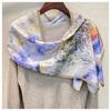 Light Luxury Astrolabe Silk Silk Scarf Spring And Autumn Medium And Long Bow Mulberry Silk Streamer Holiday Gift