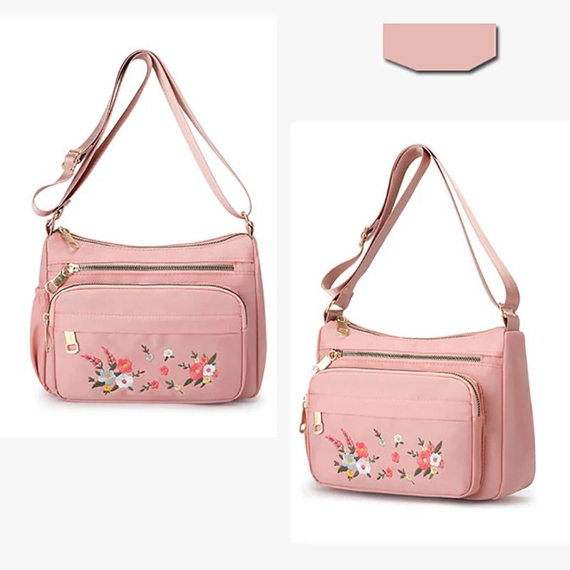 Geestock Nylon Women s Shoulder Bag Waterproof Crossbody Bag Casual Female Messenger Bags Large Capacity Handbag