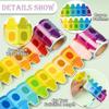 3D Visual Effects Border Trim Waterproof Self-adhesive Pencil Pattern Border Chalkboard Border DIY Noticeboard Trim Kidrooms
