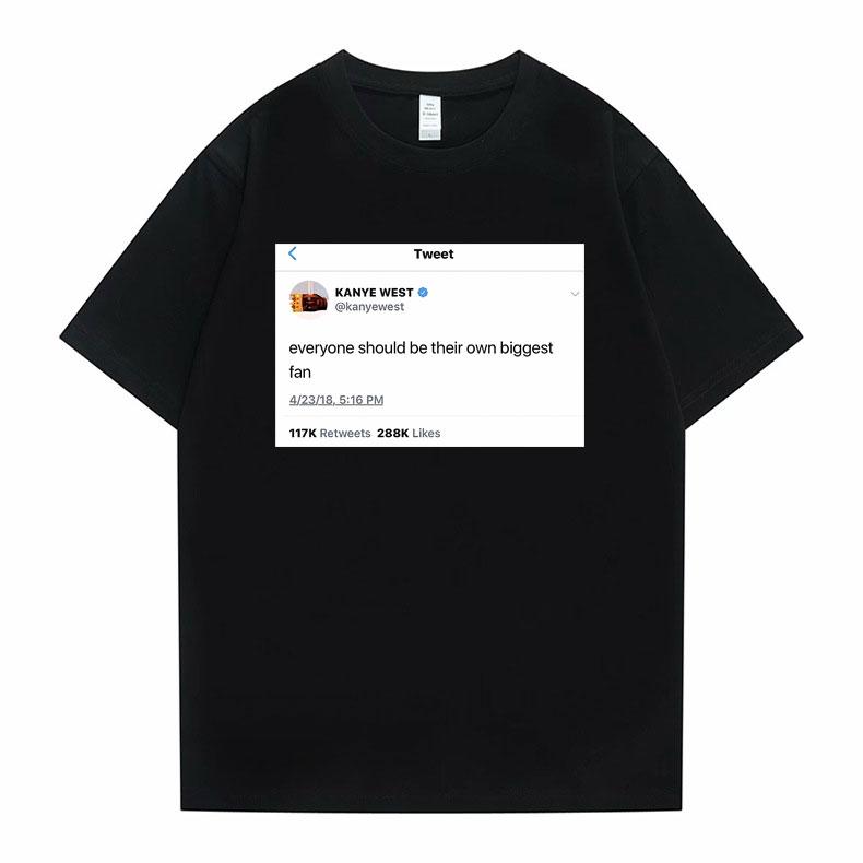 Funny Tweet Tshirt Hip Hop Kanye West Tshirts I Wanna Be Nice But Everyone Annoys Me T Shirt Summer Women Novelty Tshirts