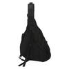 Large Black Sling Bag Waterproof Sling Backpack Oxford Fabric Outdoor Sports Chest Bag for Men Women Large Black Sling Backpack