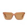 Lunettes 95144 Yeux de Chat Carrées Monture Large Lunettes de Soleil Colorées Femmes, Lunettes de Soleil Protection Solaire Hommes