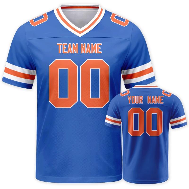 Personalized Green American Football Shirt, Custom Football Jersey with Team Name Number, Game Day Gift for Men Women Kids