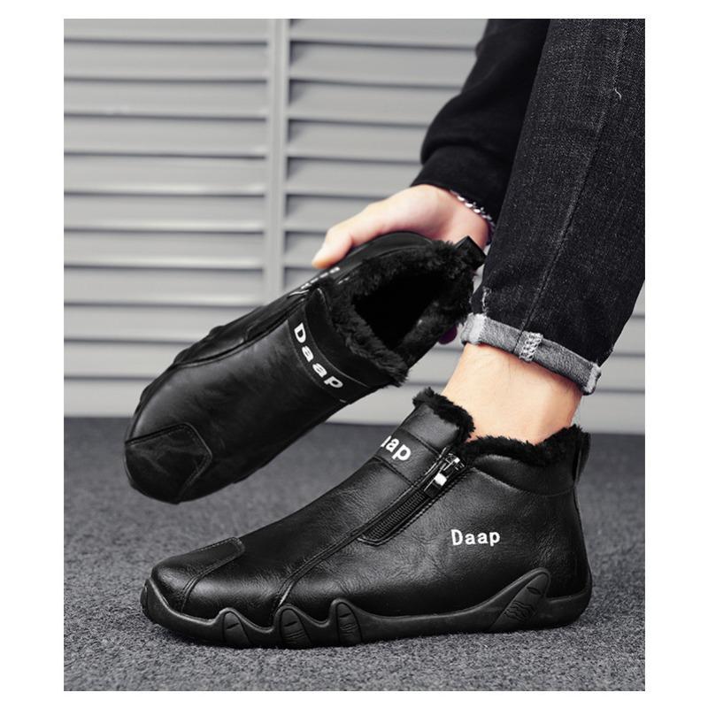Men‘s Shoes Autumn High-Top Men‘s Cotton Shoes Work Workwear Shoes Versatile Outdoor.