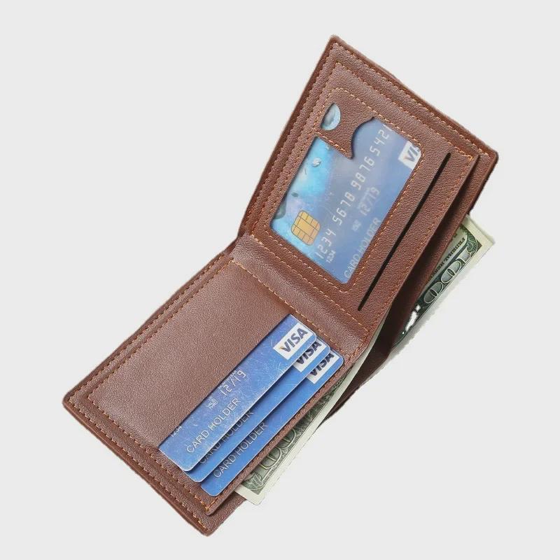 PU-Münzbrieftasche und Kartenetui für Herren – Kompaktes Design