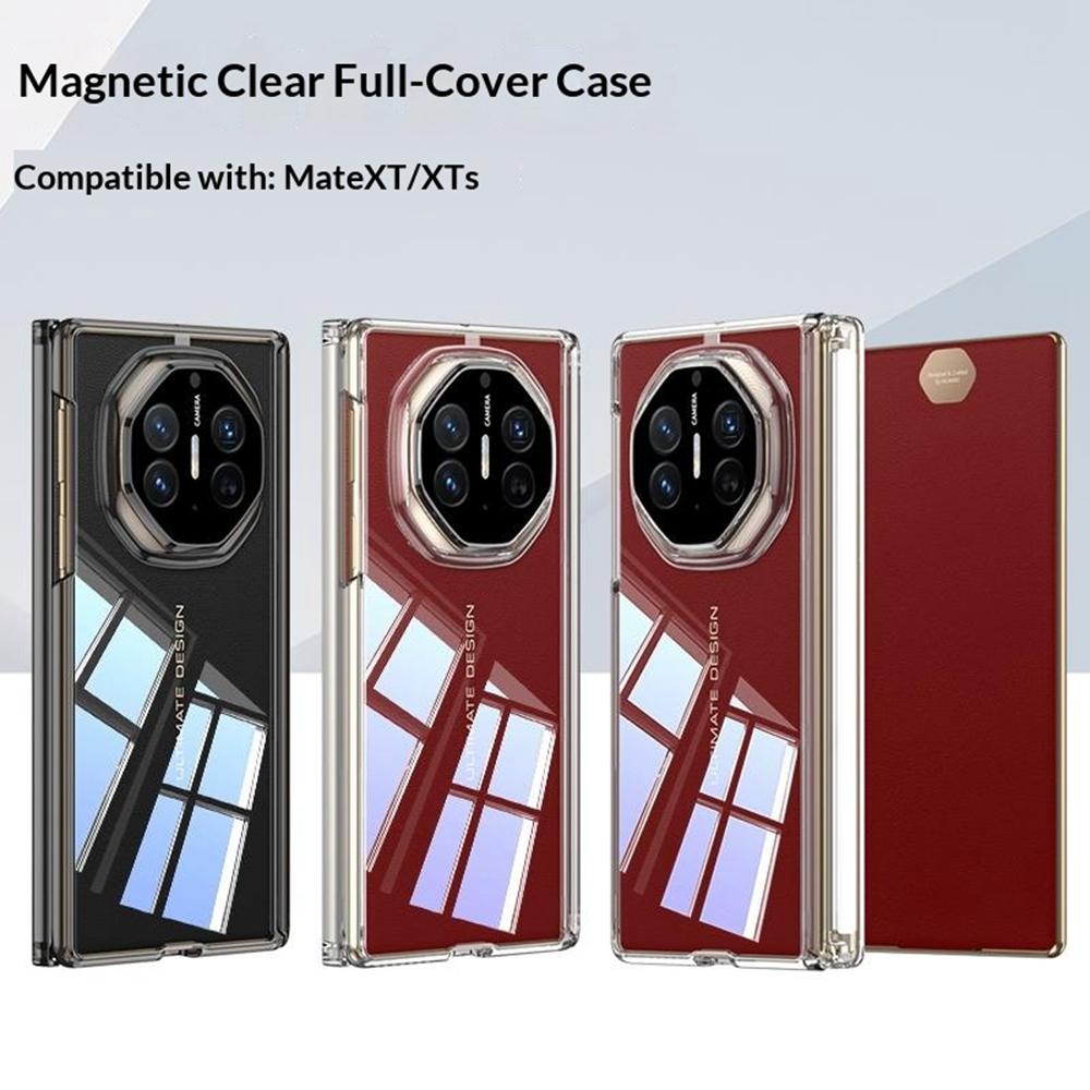 GKK For Huawei Mate XT Ultimate/XTs Ultimate Case Magnetic Hinge Design Clear TPU Phone Cover