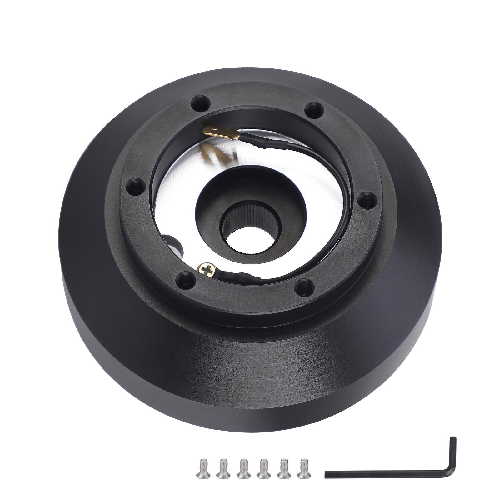 

New Racing Car Steering Wheel Mount Short Hub Adapter Quick Release Kit For BMW M3 M5 E30 E30H 3/5-Series 318/325/528 1984-1990