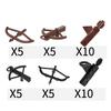 MOC Medieval Building Blocks Character Parts Model Toy Castle Knight Soldier Sword Bow Armor Shield Spear Piercing Parts Bricks