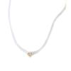 Les Trésors De Lily [N6837] - Gold Plated Necklace 'Love' White Gold