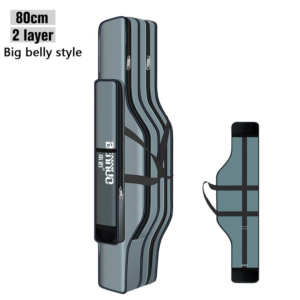 Unfolding Fishing Bag 80-130cm Not Foldable Oxford Fishing Rod Bags for Pole Reel Lure Box Travel Fishing Tackle Storage Case 260319
