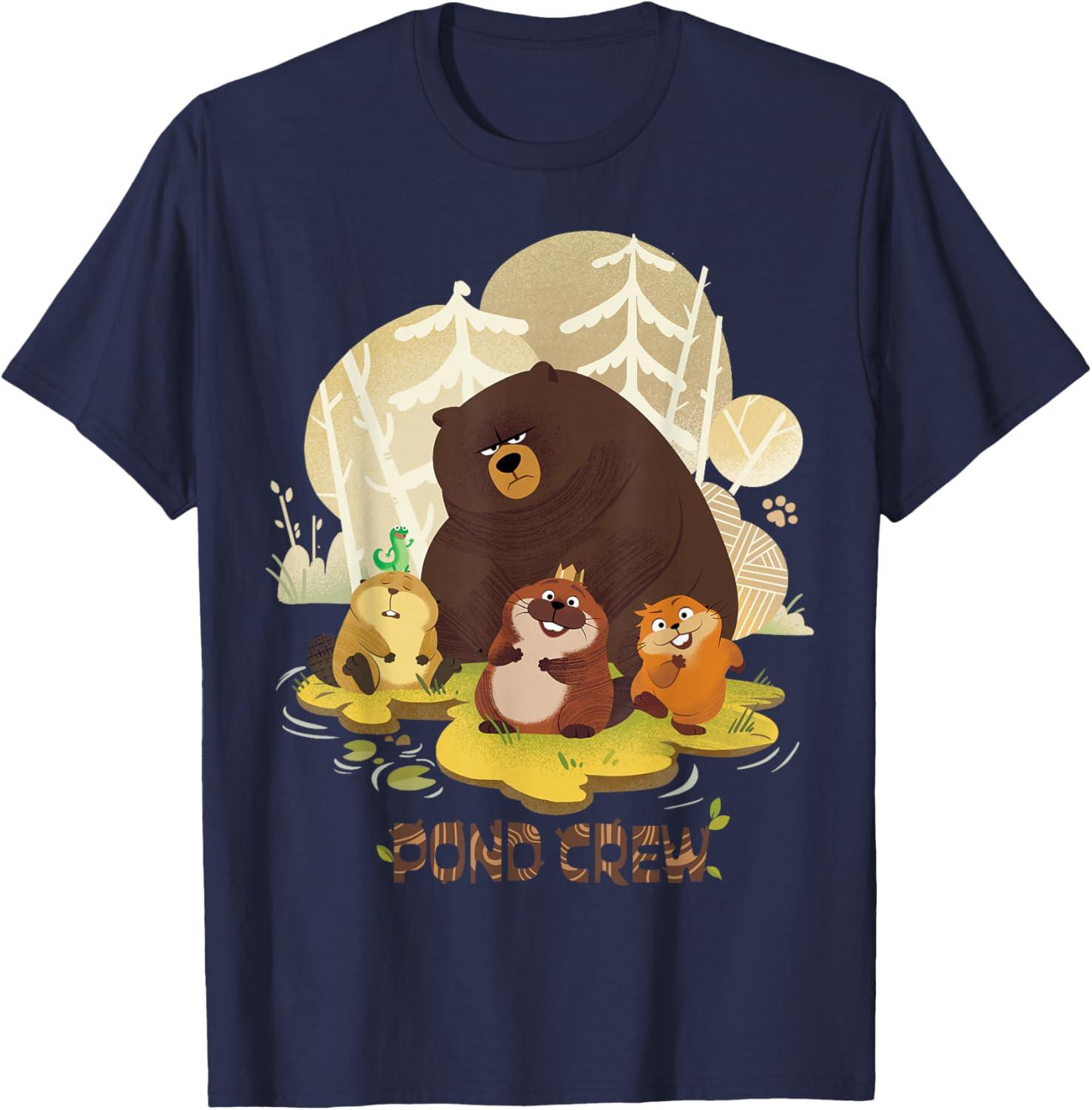 Disney Pixar Hoppers Pond Crew Mabel King George Ellen Tom Unisex T-Shirt XXXXL