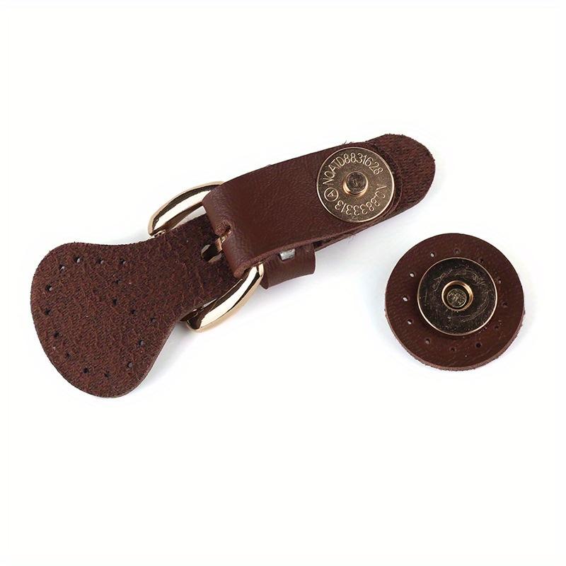 Premium Metal Magnet Leather Snap Fastener Button for Wallet Making, Coat Fur Handbag Closure Hardware Accessories