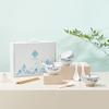 JINGREPUBLIC Chinese Style Crane Pattern 12-Piece Tableware Set
